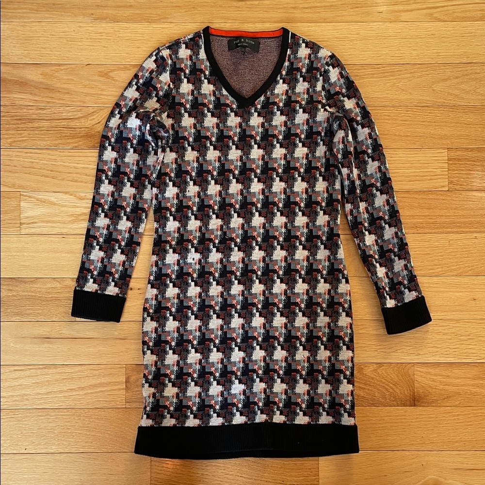rag & bone V-Neck Sweater Dress